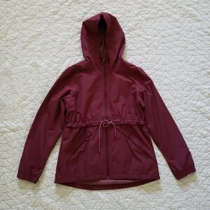 Burton Port Royal Purple Dryride Narraway Hooded Rain Coat Jacket